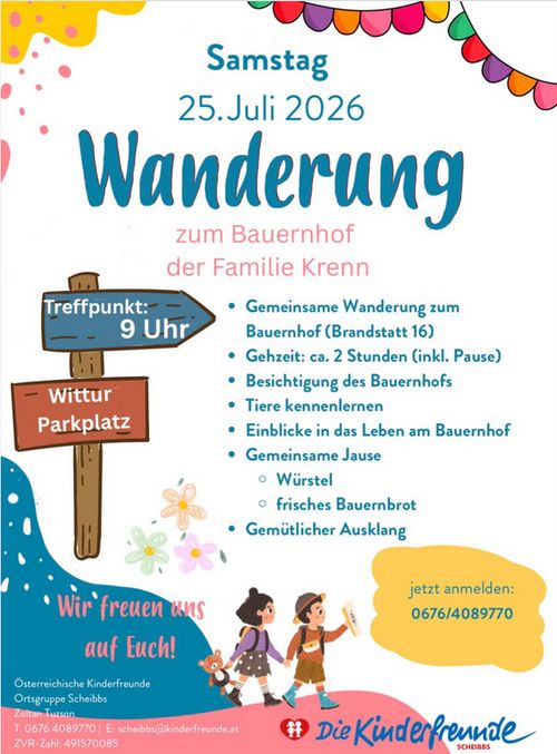 Wanderung der Kinderfreunde Scheibbs